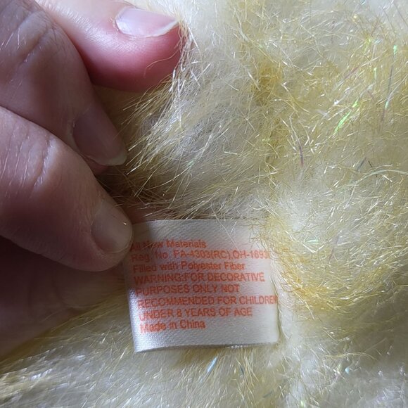 PBC International Duck with Straw Hat Flower Easter Duckling Home NON WORKING - Picture 9 of 9